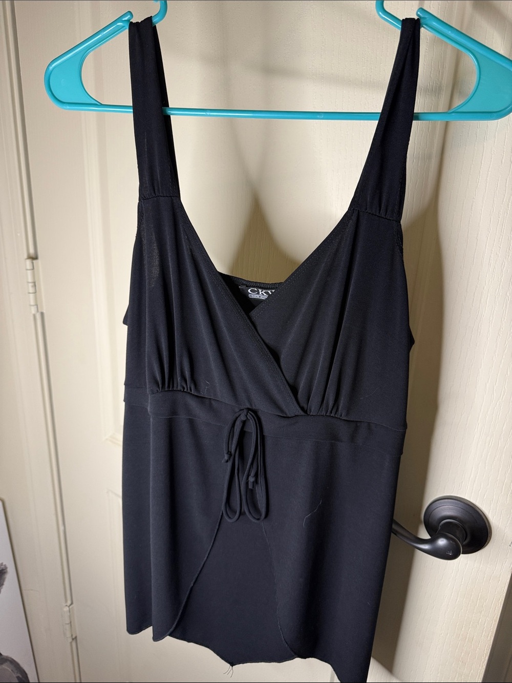 CKW Black Tank Top with Drawstring